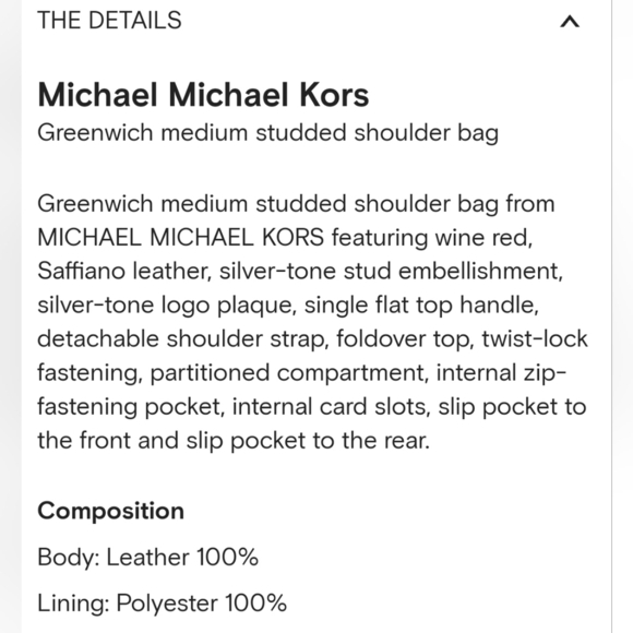 🔹️ Michael Kors Greenwich Medium royal pink stud Convertible Shoulder bag ✨️🩷 - Picture 9 of 9